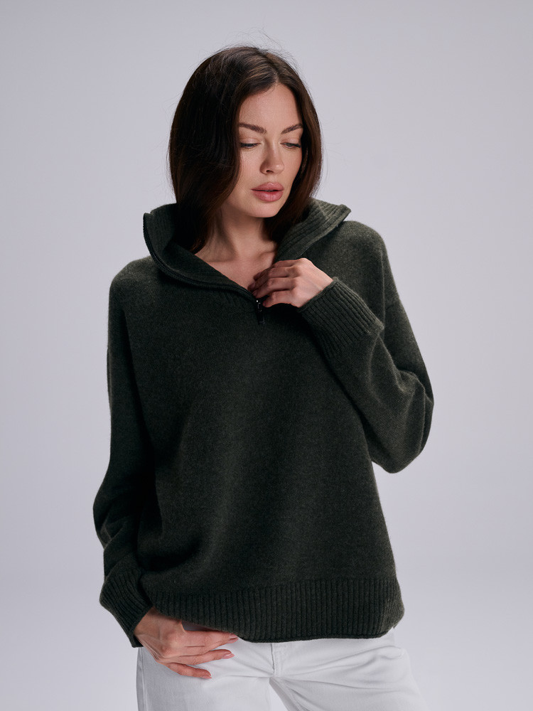 KURZER KASCHMIR-PULLOVER...