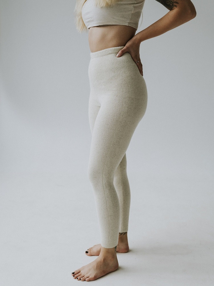 LEGGINGS AUS SCHAFWOLLE