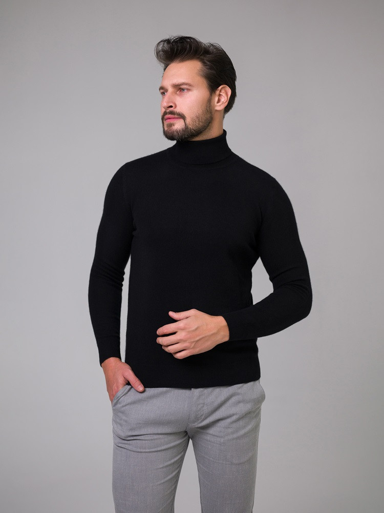 KASCHMIR-ROLLKRAGENPULLOVER