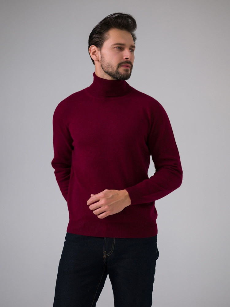 KASCHMIR-ROLLKRAGENPULLOVER