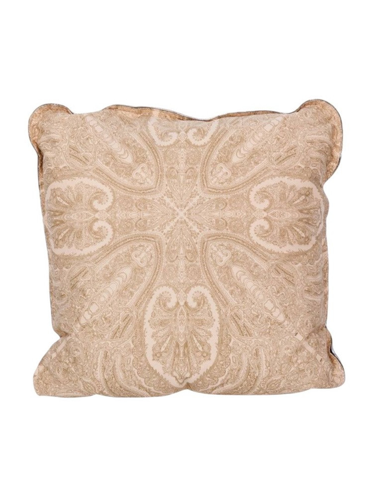 KISSEN MIT CHRYSANTHEMEN-BLÜTEN BEIGE