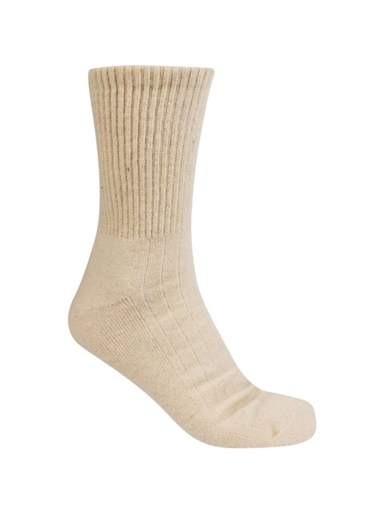 SOCKEN AUS 100 % WOLLE MONGOLOISCHER SCHAFE ECRU