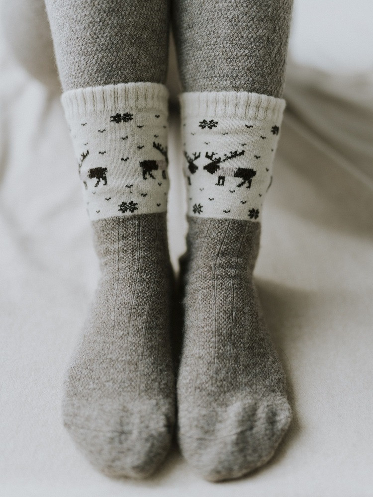 SOCKEN AUS 100 % WOLLE MONGOLOISCHER SCHAFE