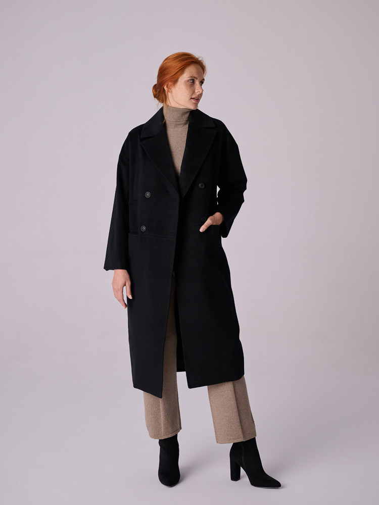 DAMENMANTEL OVERSIZE 100% KASCHMIR