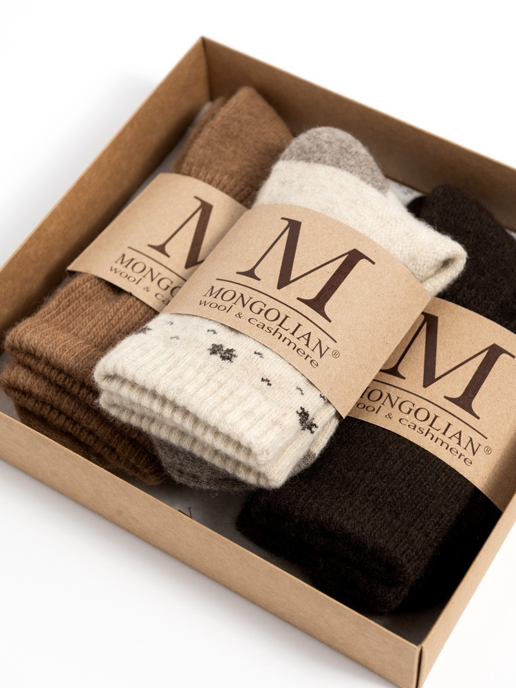3ER PACK SOCKEN AUS WOLLE