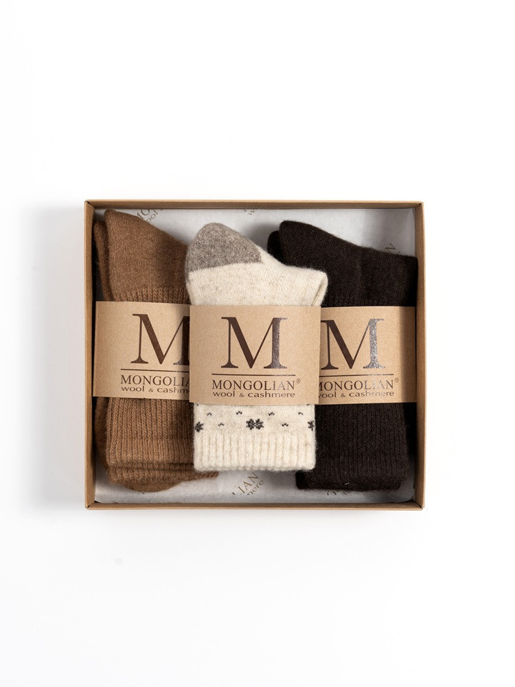 3ER PACK SOCKEN AUS WOLLE