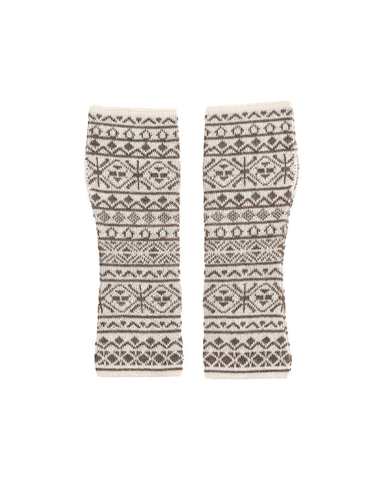 FINGERLOSE HANDSCHUHE 100% ALPAKA
