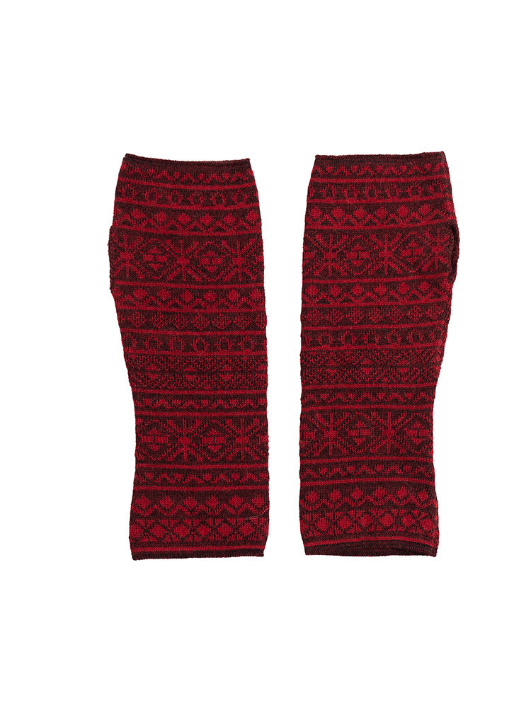 FINGERLOSE HANDSCHUHE 100% ALPAKA
