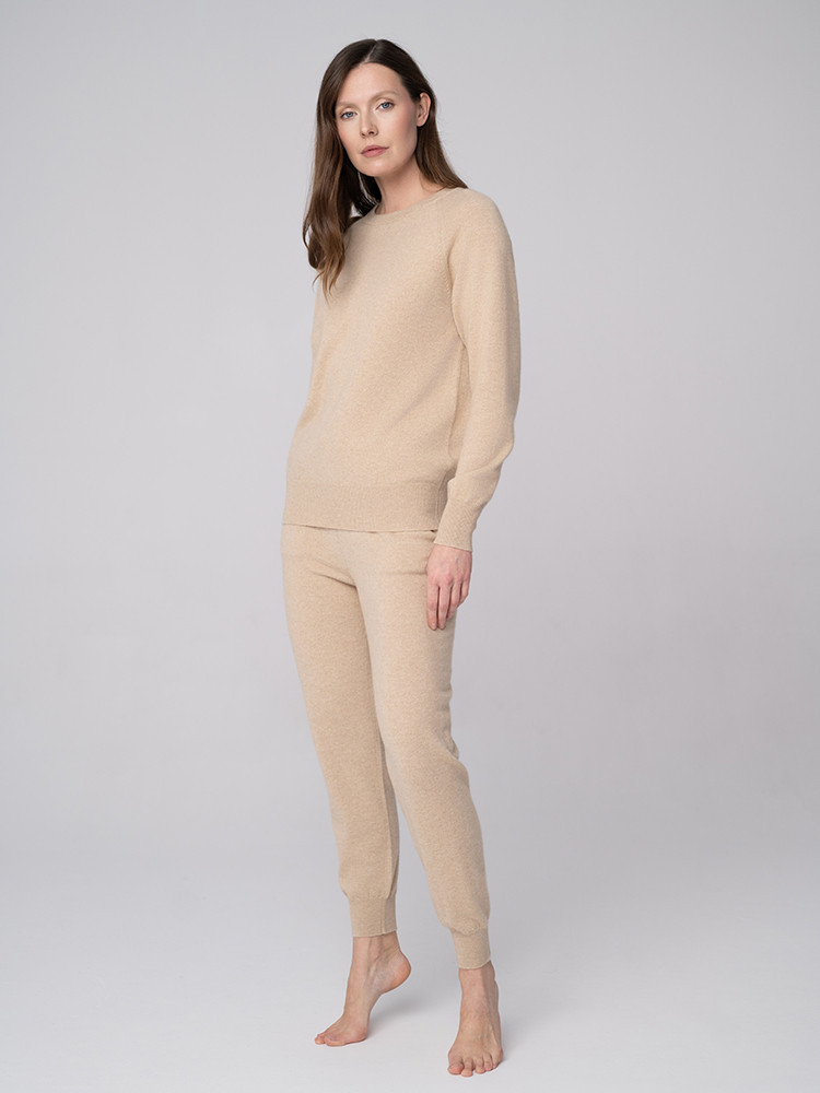 KASCHMIRSET IN CREME