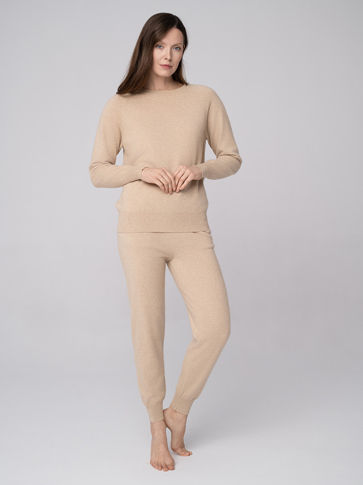 KASCHMIRSET IN CREME