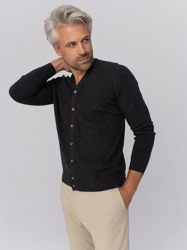 KASCHMIR-CARDIGAN V-NECK