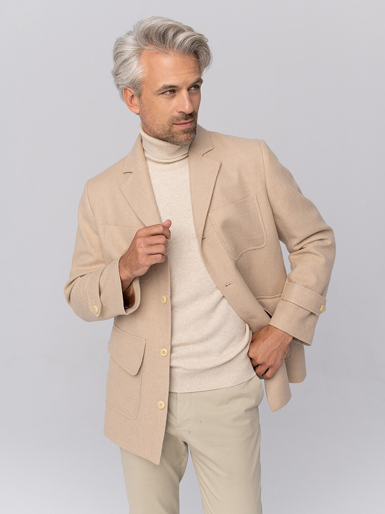 LEICHTE JACKE AUS BABY CAMEL