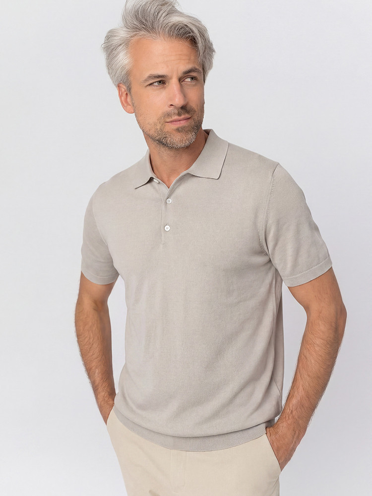 KASCHMIR-POLOSHIRT