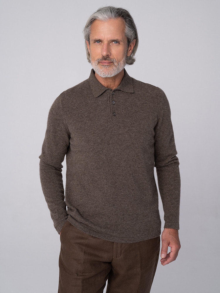 YAKWOLL-POLOPULLOVER