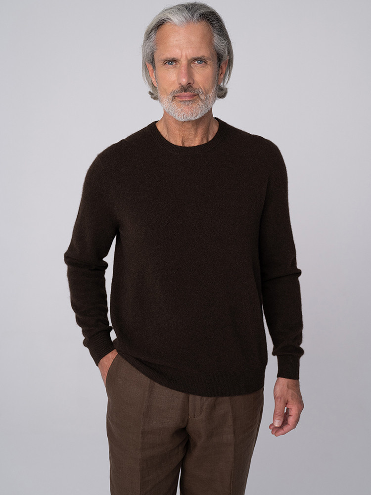 KLASSISCHER PULLOVER AUS YAKWOLLE