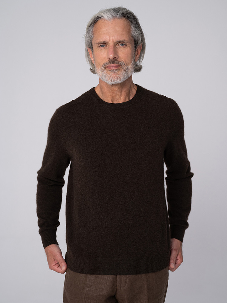 KLASSISCHER PULLOVER AUS YAKWOLLE